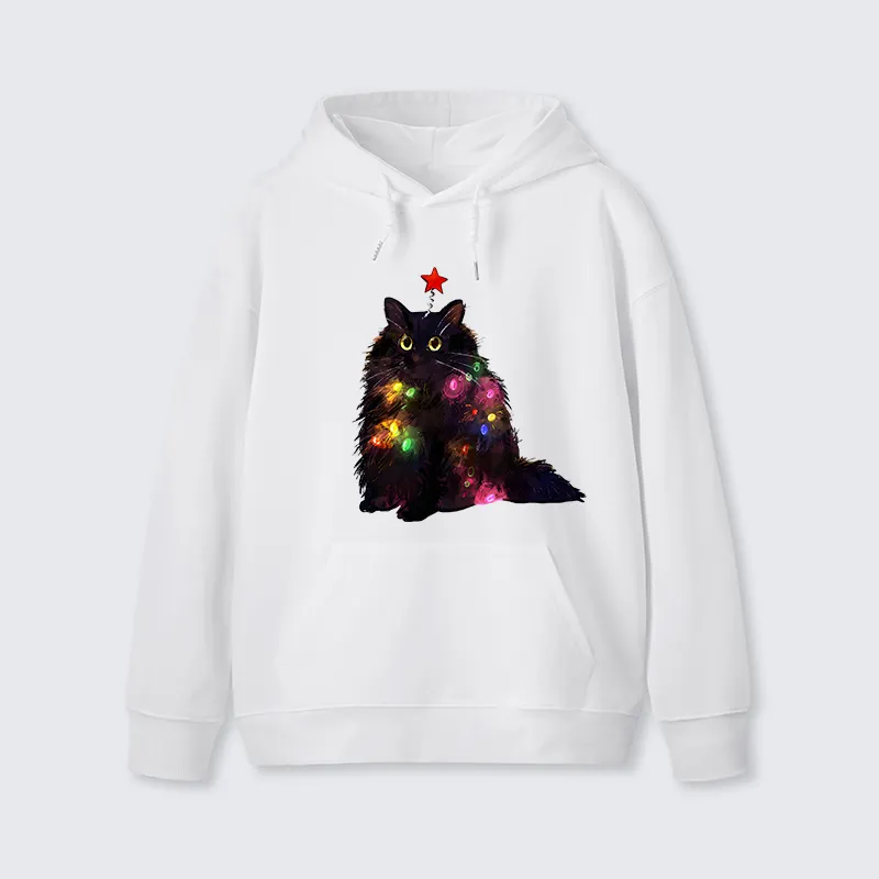 Tokyo-Tiger Christmas Lights Cat Classic Hoodie