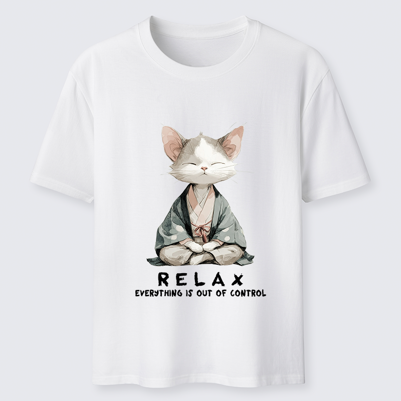 Tokyo-Tiger Zen Cat Relaxation，Everything's Out Of Control Classic T-Shirt