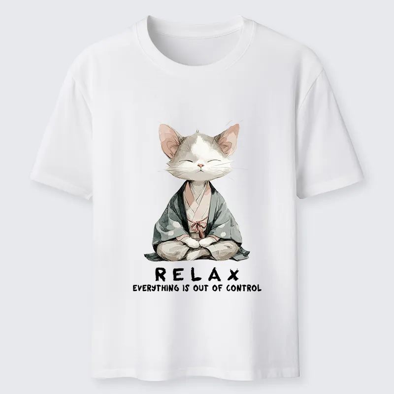 Tokyo-Tiger Zen Cat Relaxation，Everything's Out Of Control Classic T-Shirt