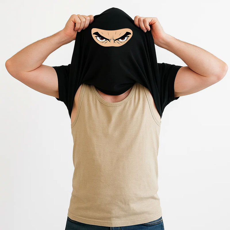 Tokyo-Tiger Ask Me About My Ninja Disguise Classic Flip T-Shirt