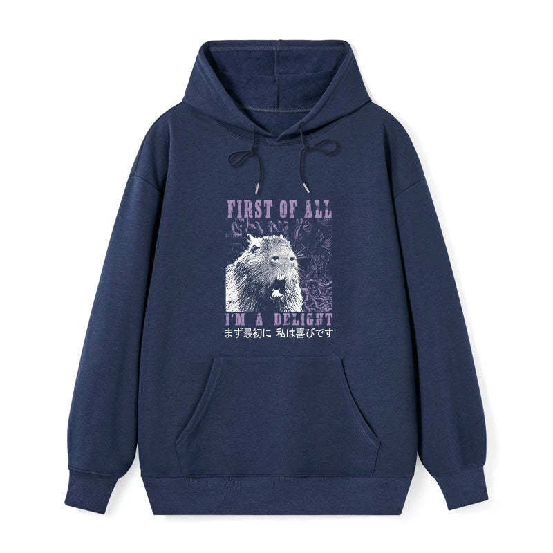 Tokyo-Tiger First Of All I'm A Delight Classic Hoodie