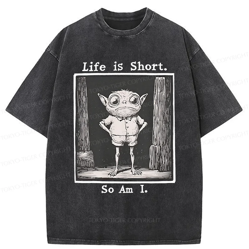 Tokyo-Tiger Short Life Of A Goblin Washed T-Shirt