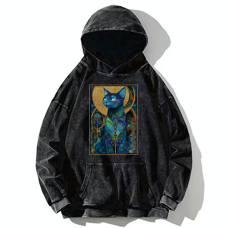 Tokyo-Tiger The Cat’s Plan To Rule Them All Washed Hoodie