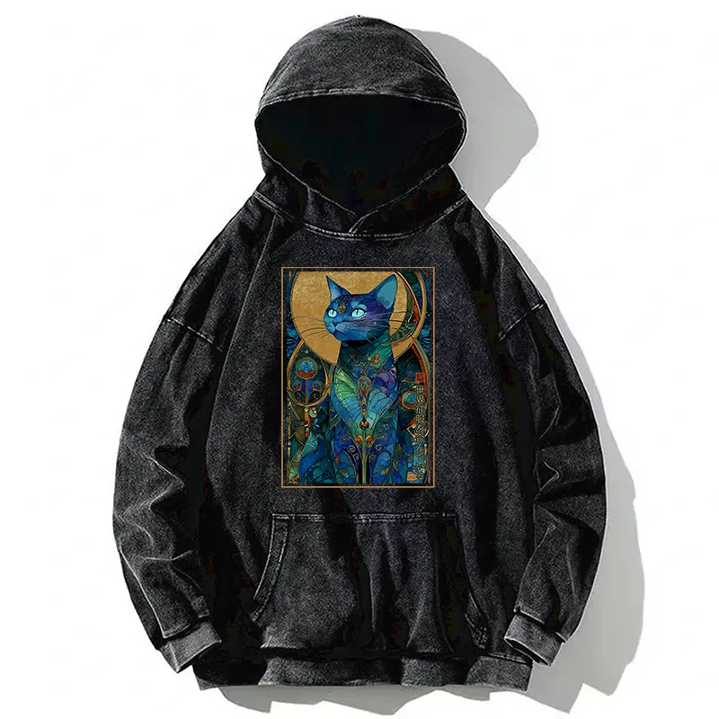 Tokyo-Tiger The Cat’s Plan To Rule Them All Washed Hoodie