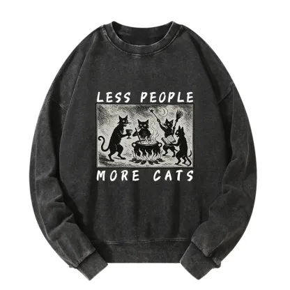 Tokyo-Tiger Cat Sacrifice Ceremony Washed Sweatshirt