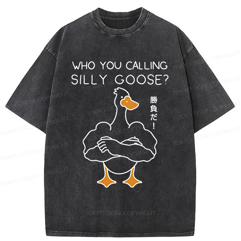 Tokyo-Tiger Duel With The Goose Washed T-Shirt