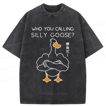 Tokyo-Tiger Duel With The Goose Washed T-Shirt