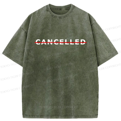 Tokyo-Tiger Cancelled Washed T-Shirt