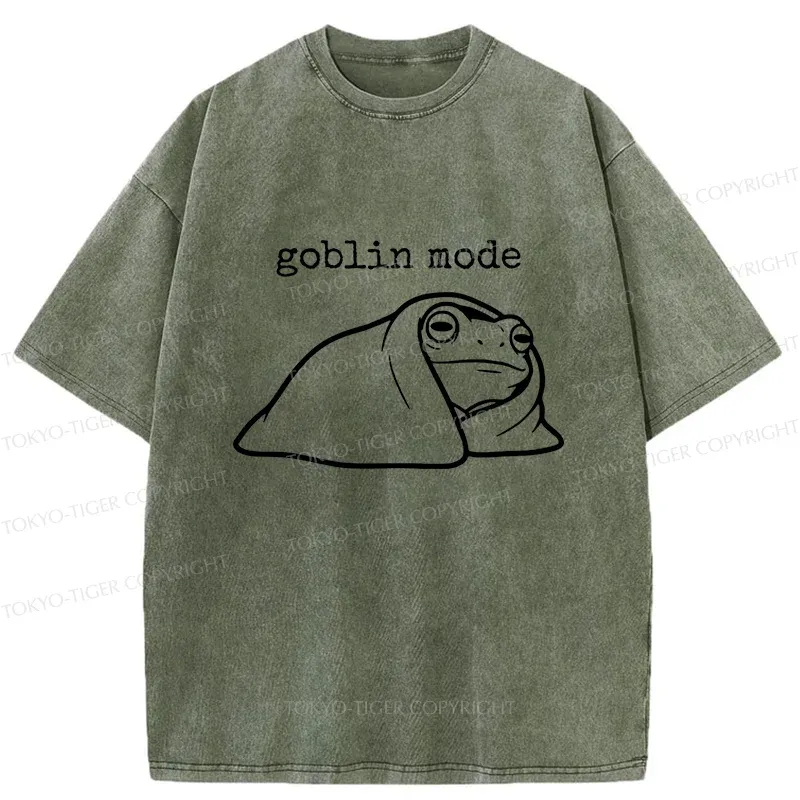 Tokyo-Tiger Goblin Mode Washed T-Shirt