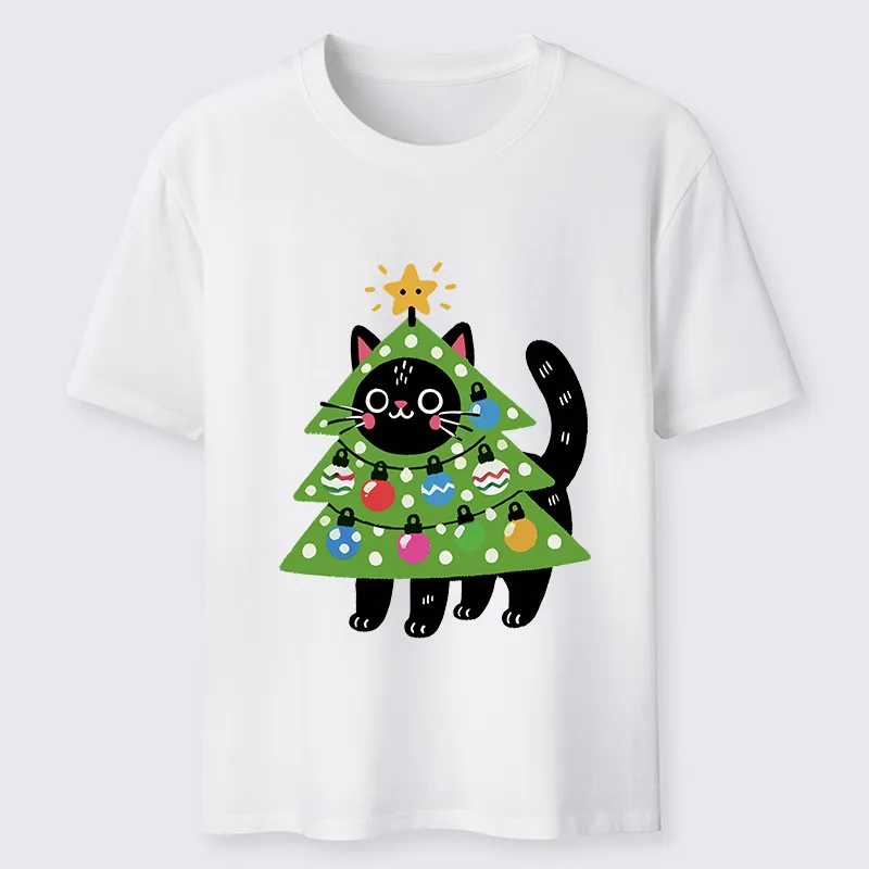 Tokyo-Tiger Christmas Tree Cat Classic T-Shirt
