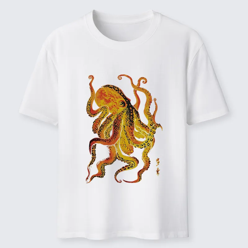 Tokyo-Tiger Deep Sea Gorgeous Octopus Classic T-Shirt