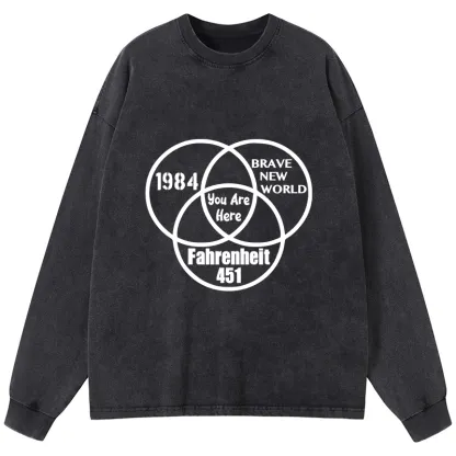 Tokyo-Tiger Multidimensional Thinking And Rebellion Washed Long Sleeve T-Shirt