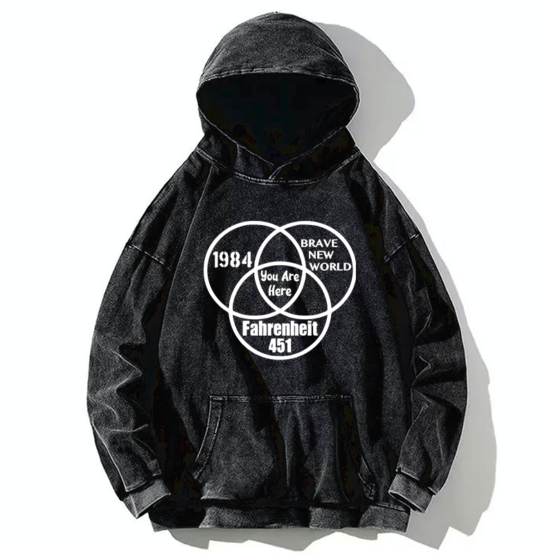 Tokyo-Tiger Multidimensional Thinking And Rebellion Washed Hoodie