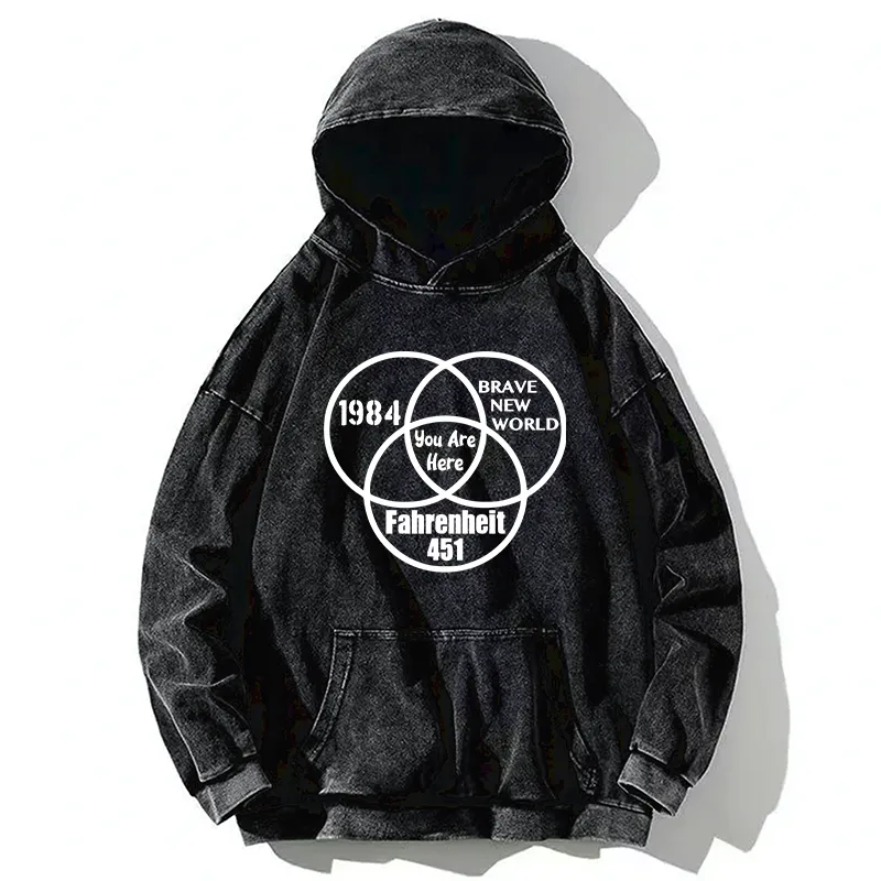 Tokyo-Tiger Multidimensional Thinking And Rebellion Washed Hoodie