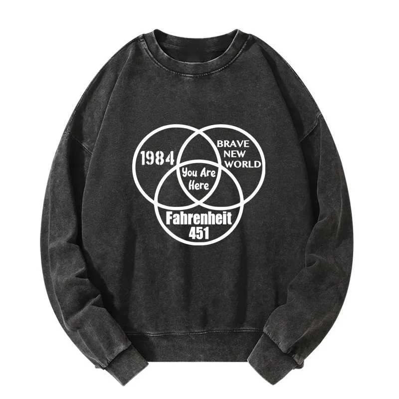 Tokyo-Tiger Multidimensional Thinking And Rebellion Washed Sweatshirt
