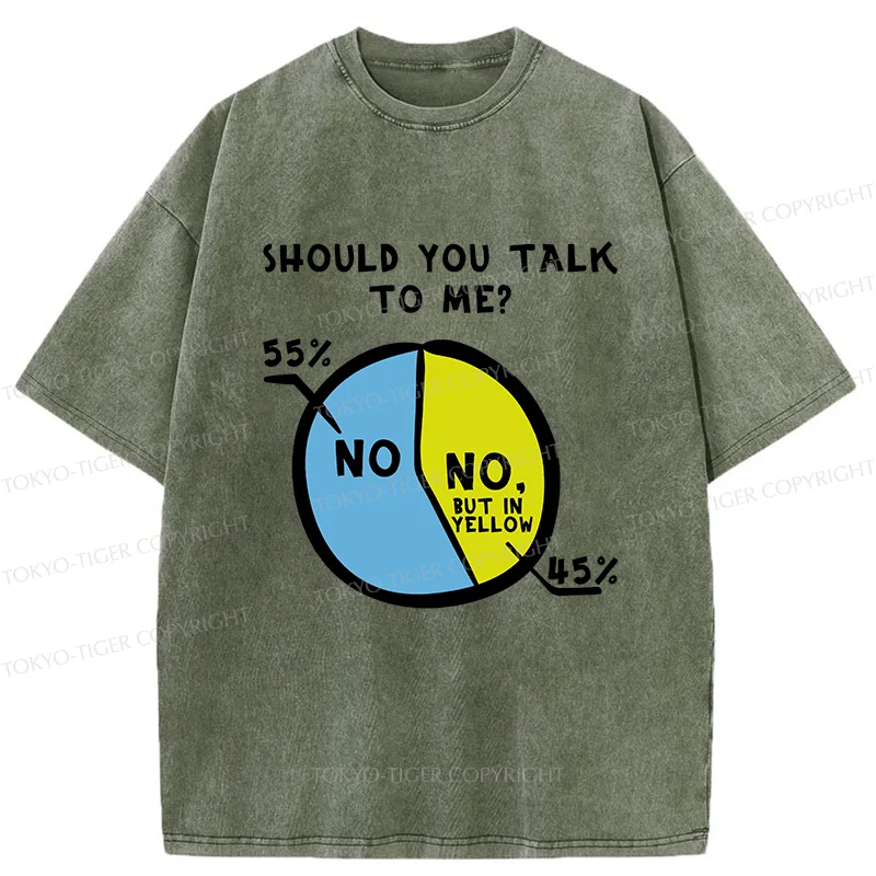 Tokyo-Tiger Refuse To Talk Washed T-Shirt