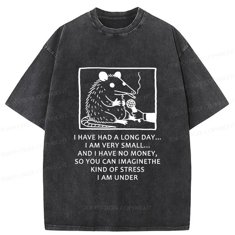 Tokyo-Tiger Contemporary Possum Interview Washed T-Shirt