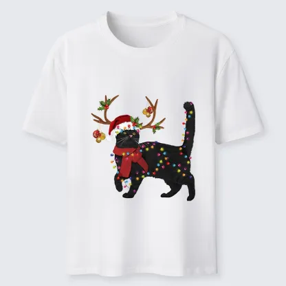 Tokyo-Tiger Christmas Black Cat Classic T-Shirt