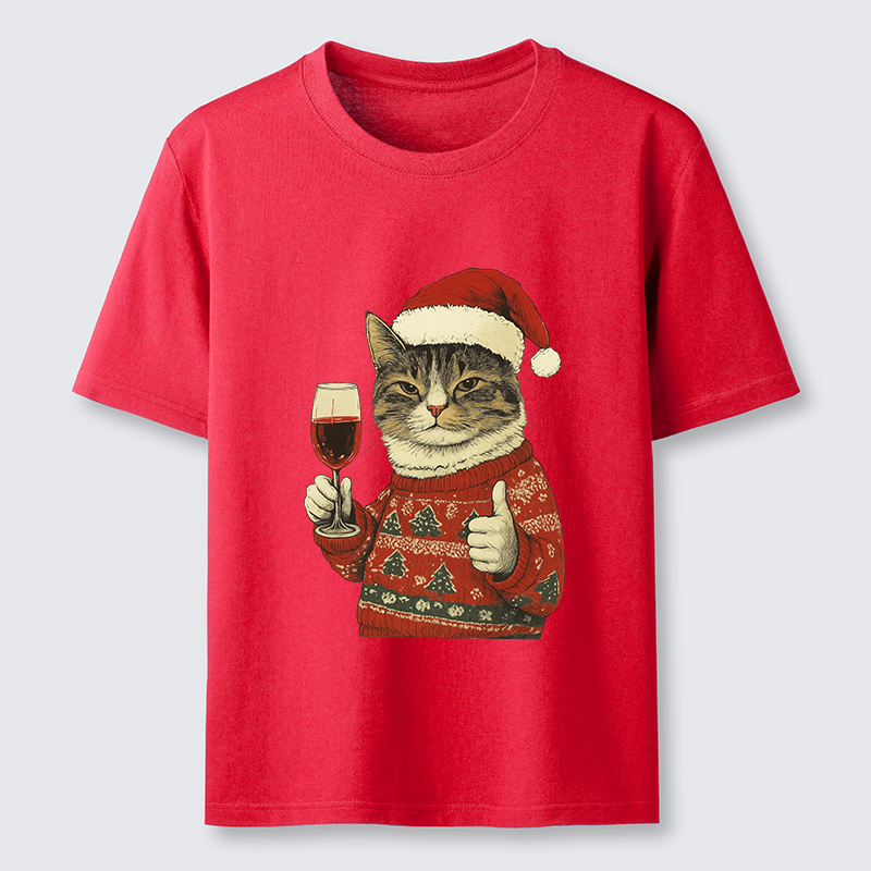 Tokyo-Tiger Christmas Cat Likes Classic T-Shirt