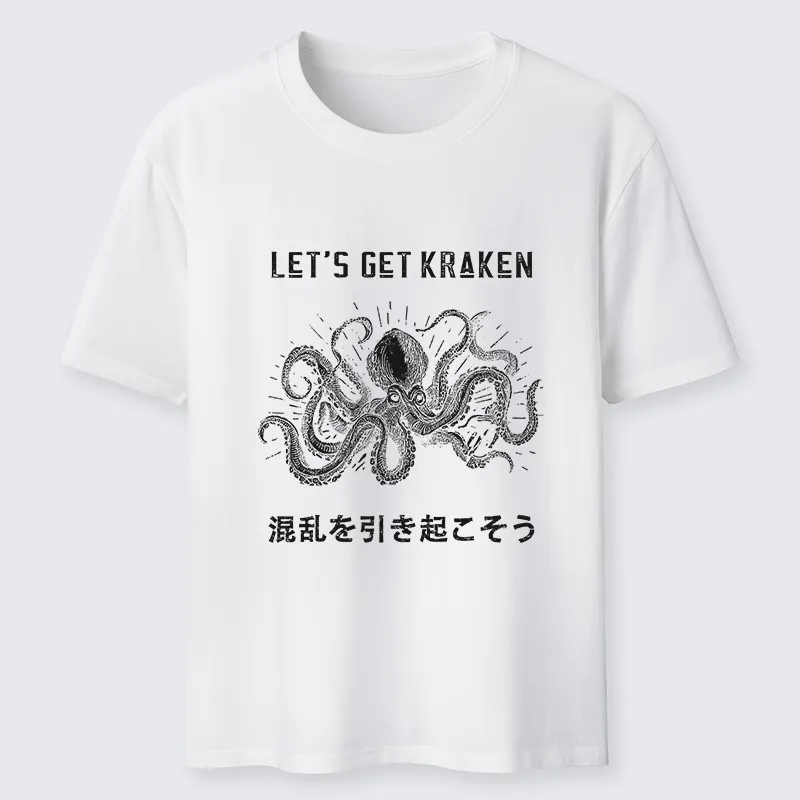 Tokyo-Tiger Funny Octopus：Let’s Get Kraken Classic T-Shirt