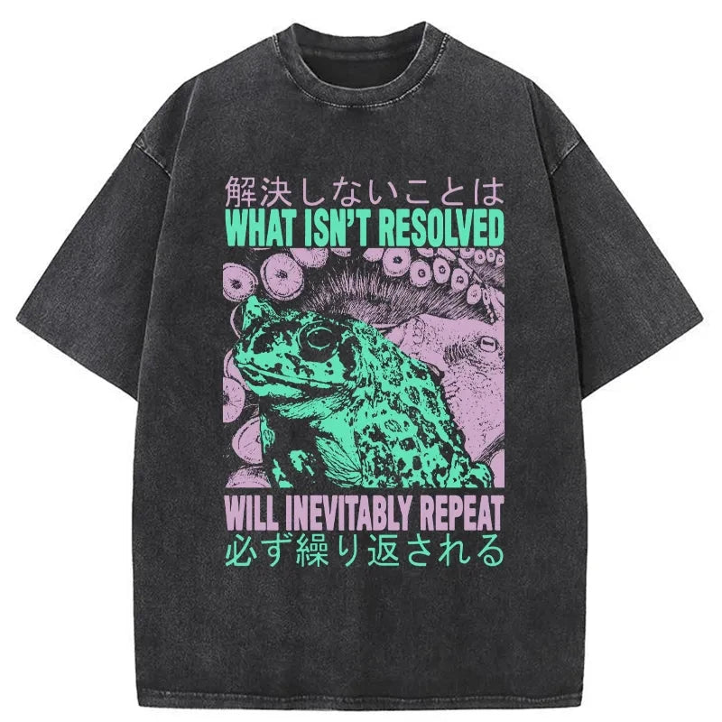 Tokyo-Tiger What Ist Resolved Forg Washed T-Shirt