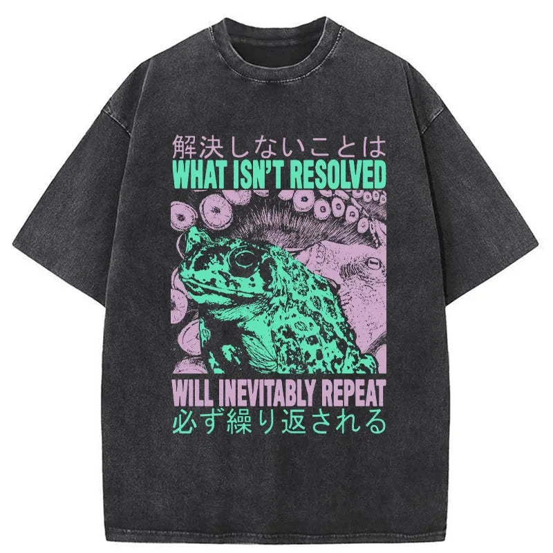 Tokyo-Tiger What Ist Resolved Forg Washed T-Shirt
