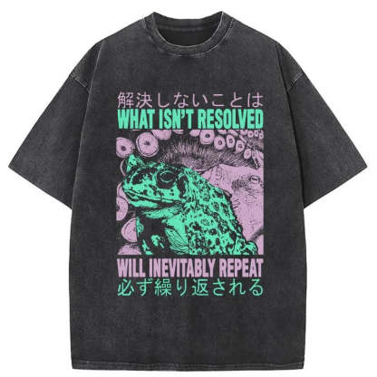 Tokyo-Tiger What Ist Resolved Forg Washed T-Shirt