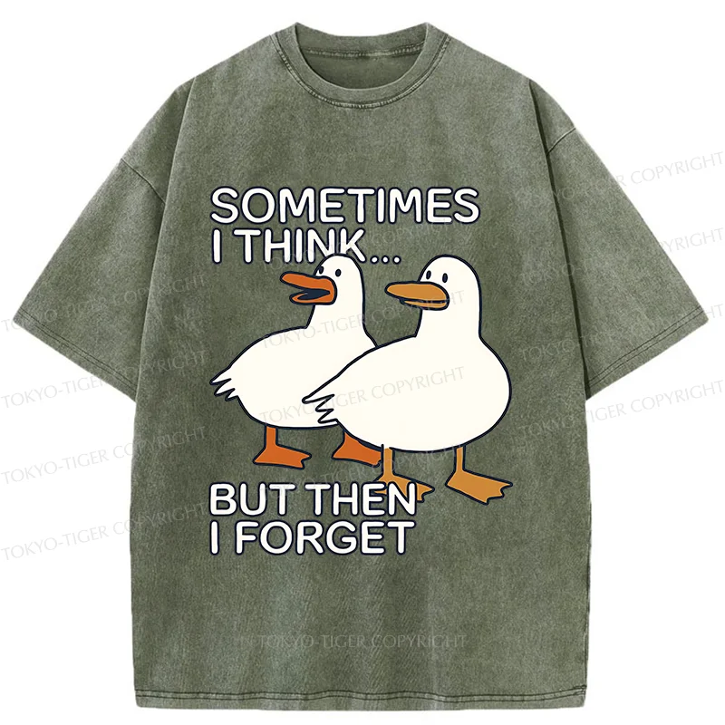 Tokyo-Tiger Funny Goose Washed T-Shirt