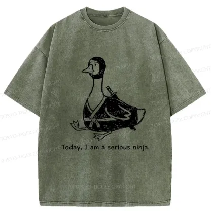 Tokyo-Tiger Ninja Goose Washed T-Shirt