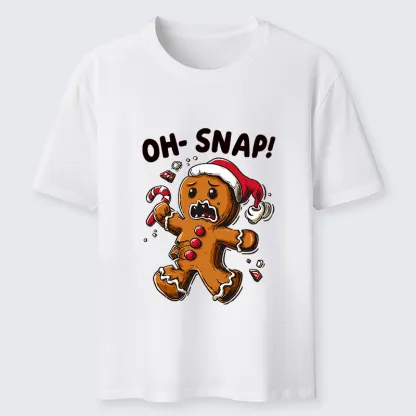 Tokyo-Tiger Oh Snap The Gingerbread Man's Christmas Chaos Classic T-Shirt