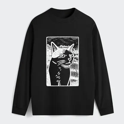Tokyo-Tiger Cat's Hateful Eyes Classic Long Sleeve T-Shirt