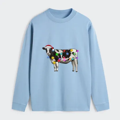 Tokyo-Tiger Christmas Cow Classic Long Sleeve T-Shirt