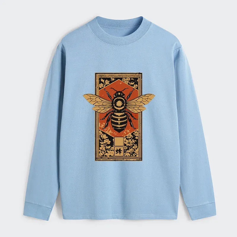 Tokyo-Tiger Japanese Bee Art Classic Long Sleeve T-Shirt