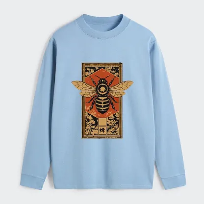 Tokyo-Tiger Japanese Bee Art Classic Long Sleeve T-Shirt