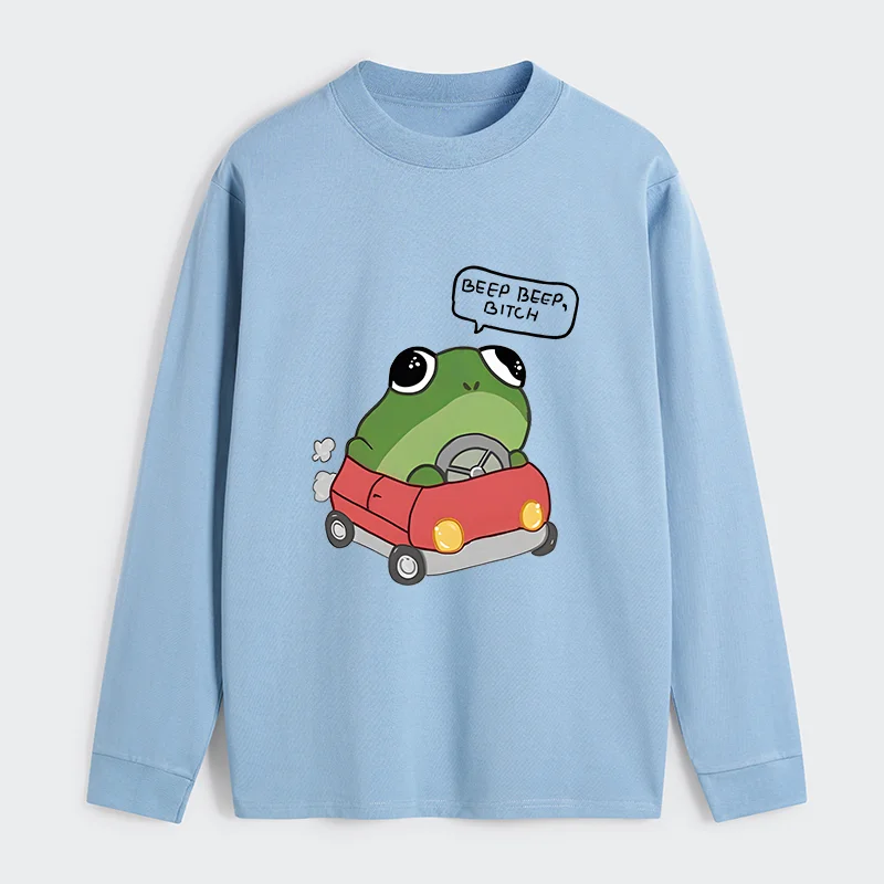 Tokyo-Tiger Frog Driving Classic Long Sleeve T-Shirt
