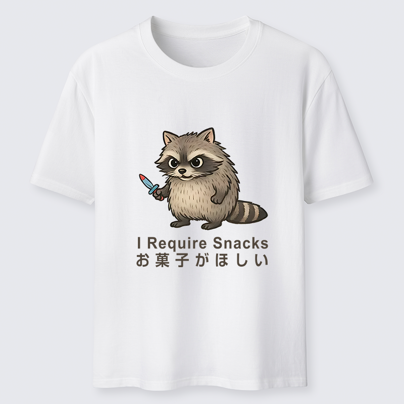 Tokyo-Tiger Raccoons Need Snacks Funny Classic T-Shirt