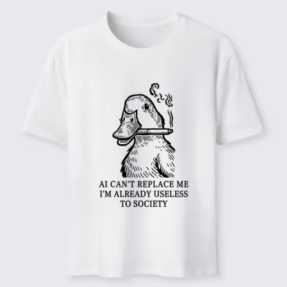 Tokyo-Tiger Smoking Duck Funny Classic T-Shirt