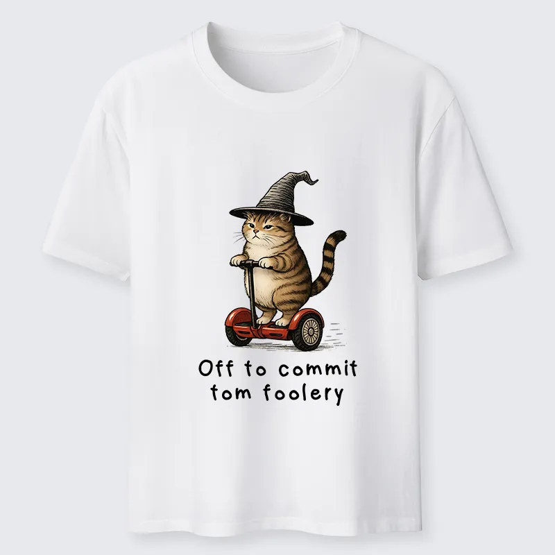 Tokyo-Tiger Orange Cat Riding Segway-style Classic T-Shirt