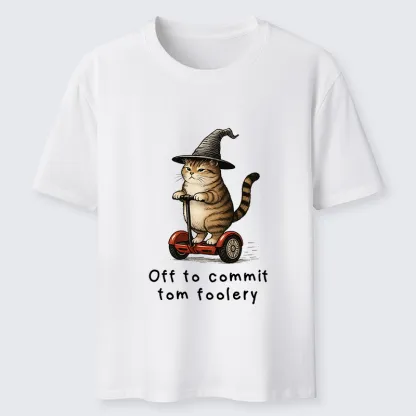 Tokyo-Tiger Orange Cat Riding Segway-style Classic T-Shirt