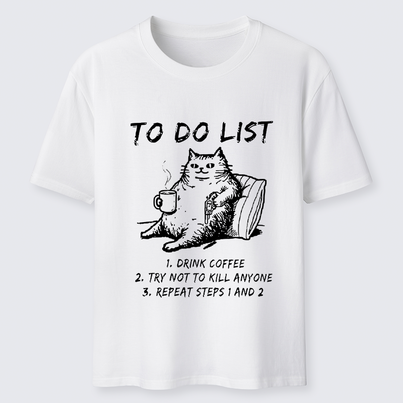 Tokyo-Tiger Cat's To-Do List Classic T-Shirt
