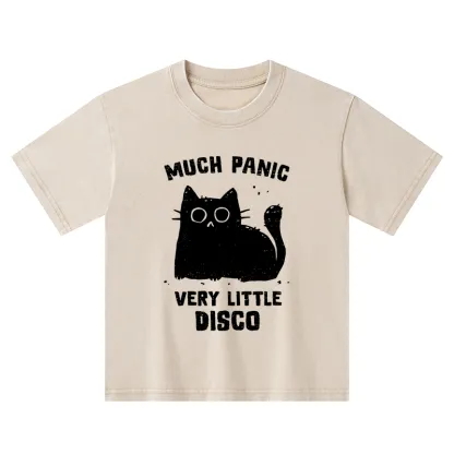 Tokyo-Tiger More Disco Funny Kids Washed T-Shirt