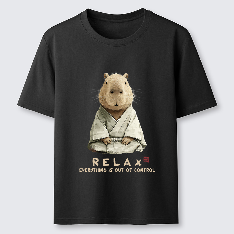 Tokyo-Tiger Zen Capybara：Relax, it's all chaos Classic T-Shirt