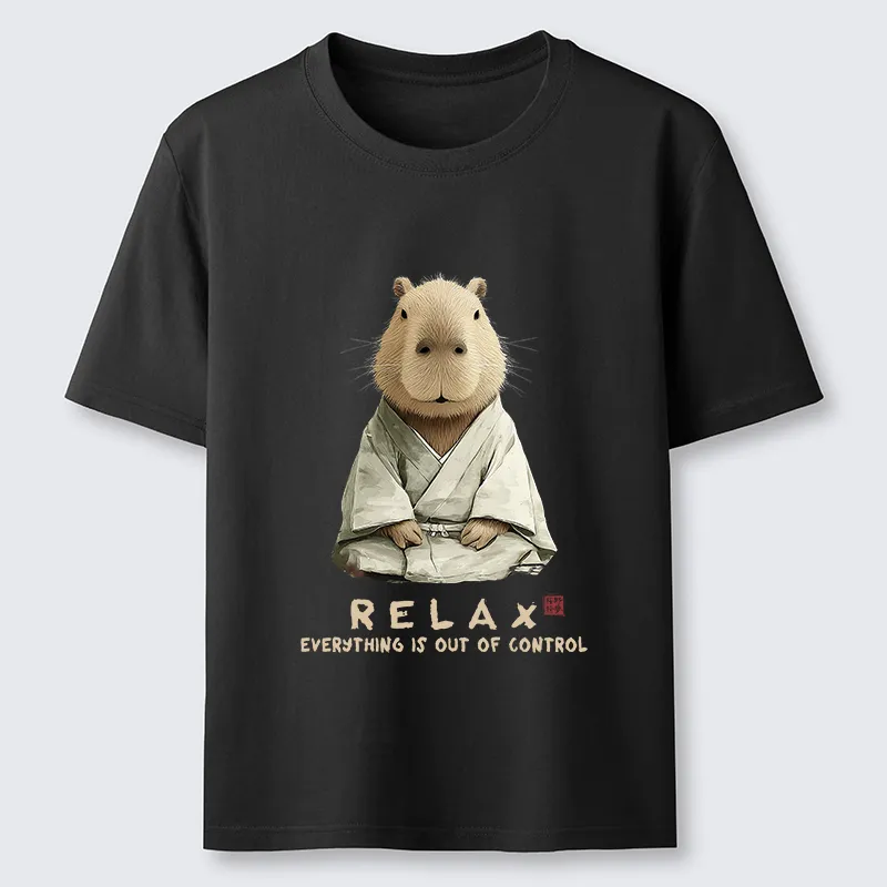 Tokyo-Tiger Zen Capybara：Relax, it's all chaos Classic T-Shirt