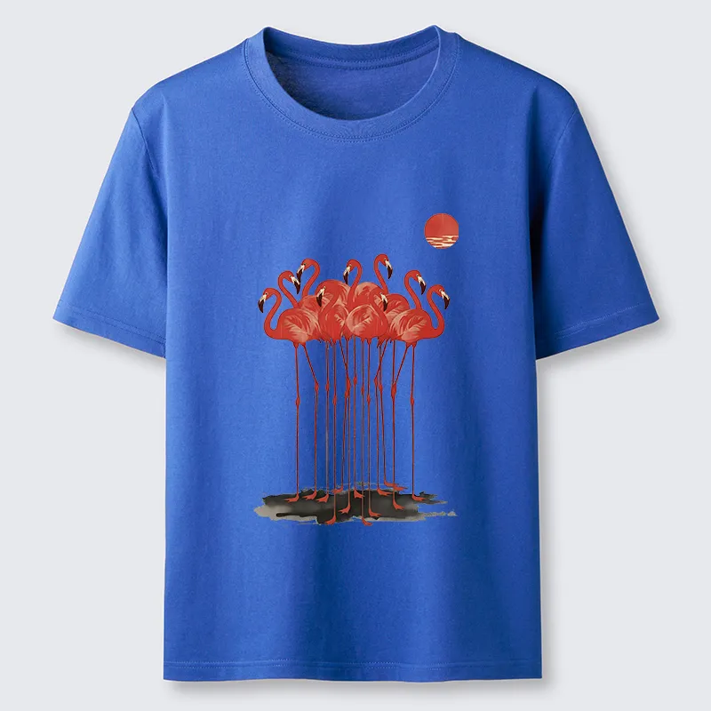 Tokyo-Tiger Flamingos at Dusk Classic T-Shirt