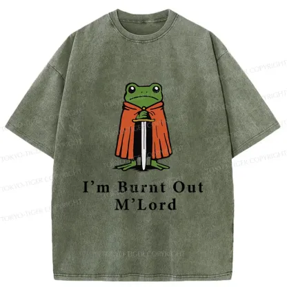 Tokyo-Tiger I’m Burnt Out M’Lord Washed T-Shirt