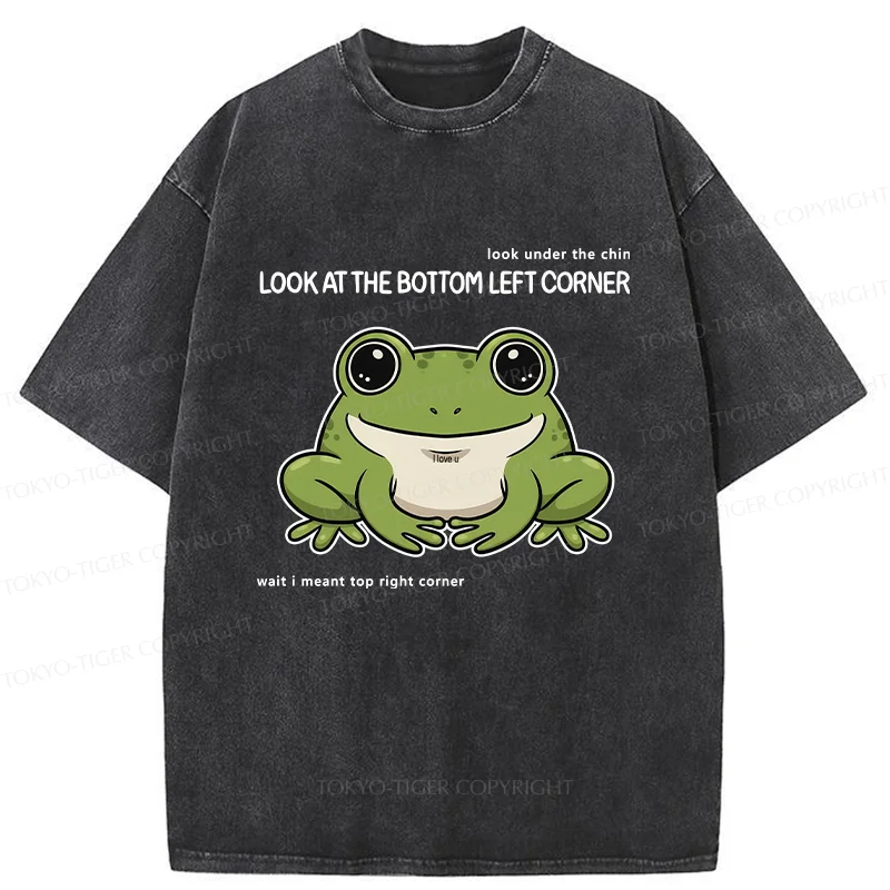 Tokyo-Tiger Look At This Frog Washed T-Shirt