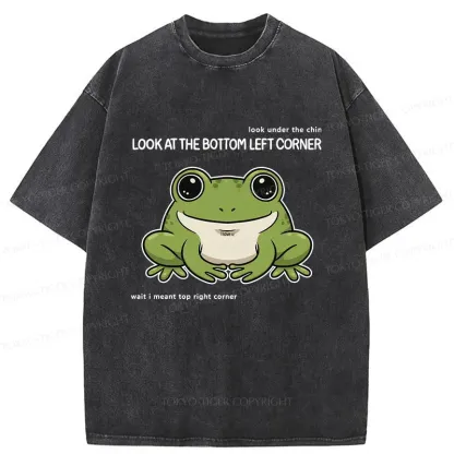 Tokyo-Tiger Look At This Frog Washed T-Shirt