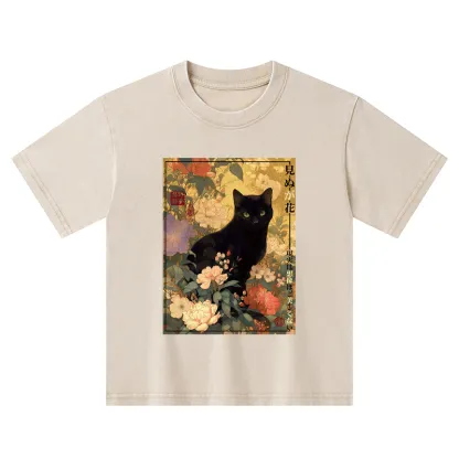 Tokyo-Tiger Reality Is Not As Beautiful As Imagination Kids Washed T-Shirt