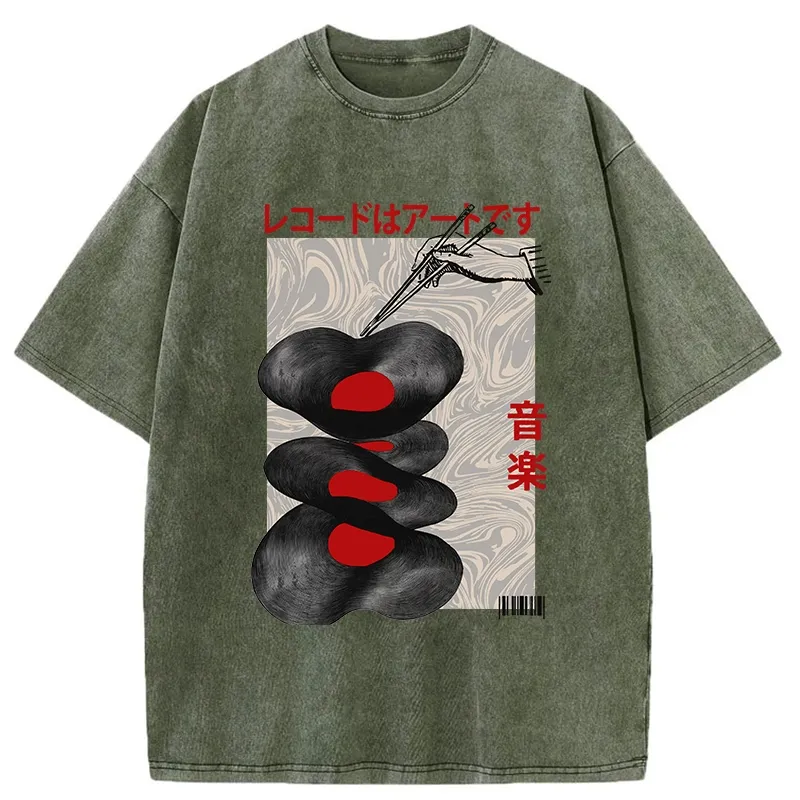 Tokyo-Tiger Vintage Japanese Music Washed T-Shirt