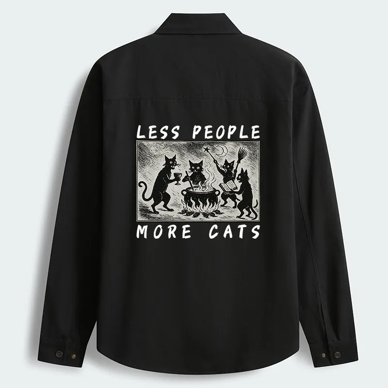 Tokyo-Tiger Cat Sacrifice Ceremony Men's Corduroy Work Jacket